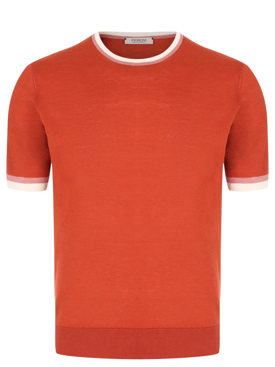 Футболка хлопковая FIORONI CASHMERE MK28613A1 0004 Оранжевый 