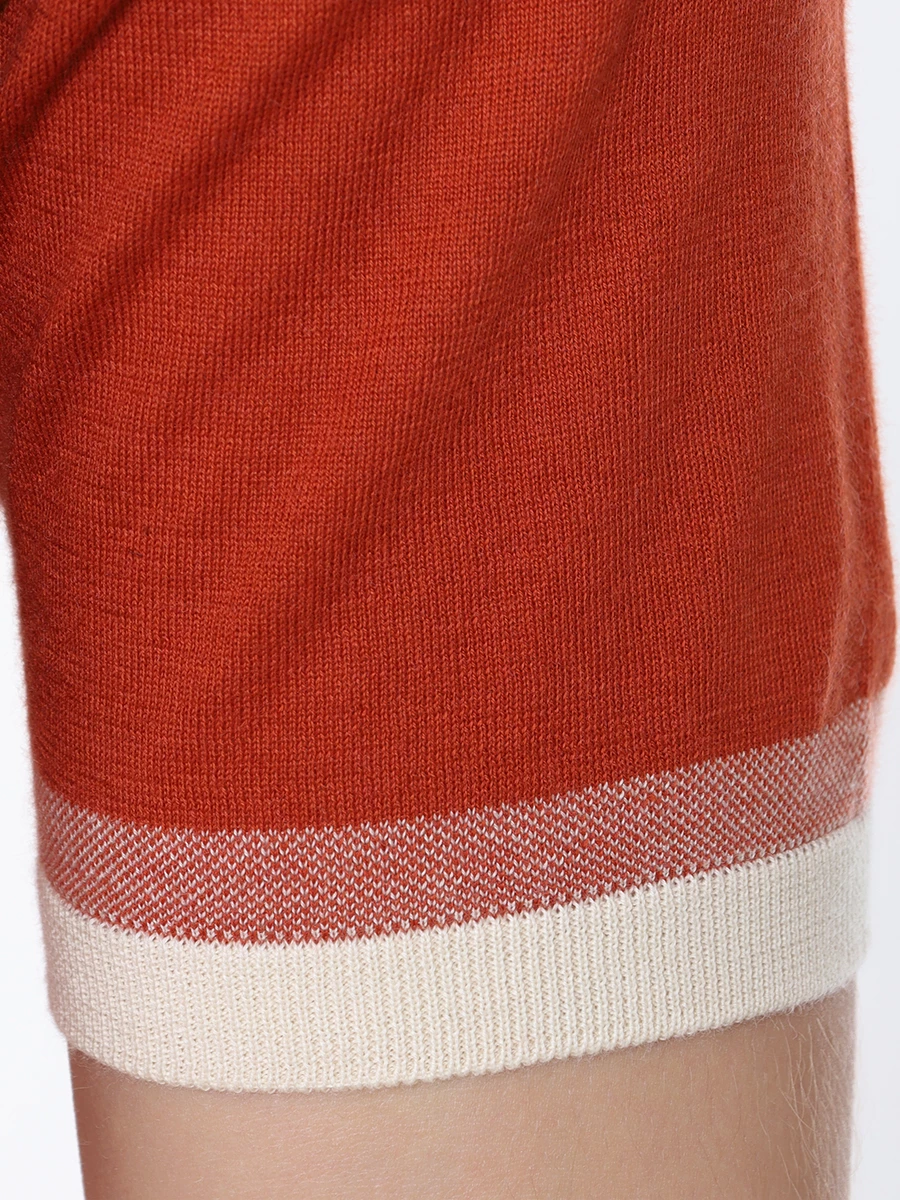 Футболка хлопковая FIORONI CASHMERE MK28613A1 0004 Оранжевый  Фото 6