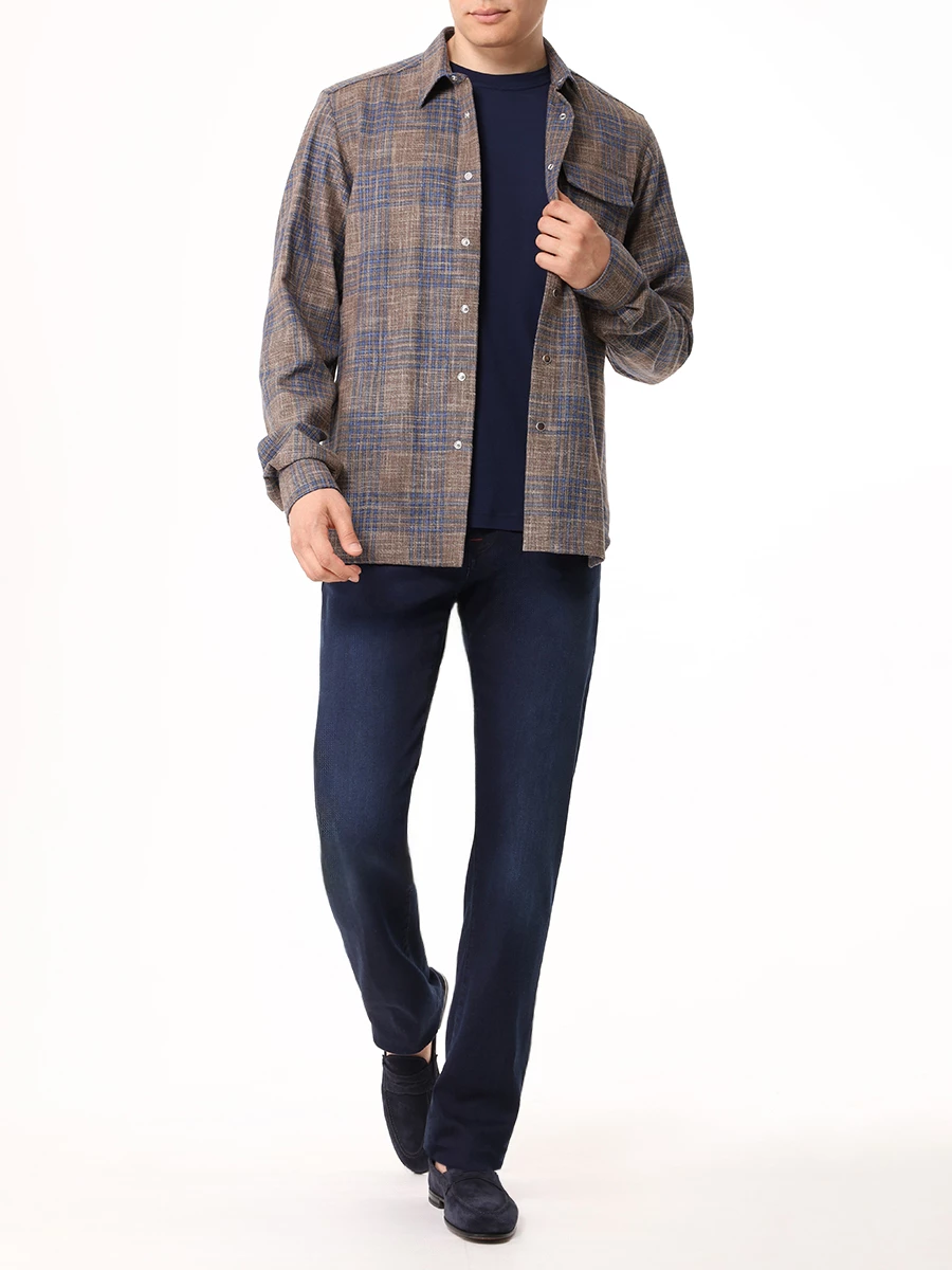 

Рубашка Regular Fit шерстяная, Коричневый, UMCBUBAK0641C14