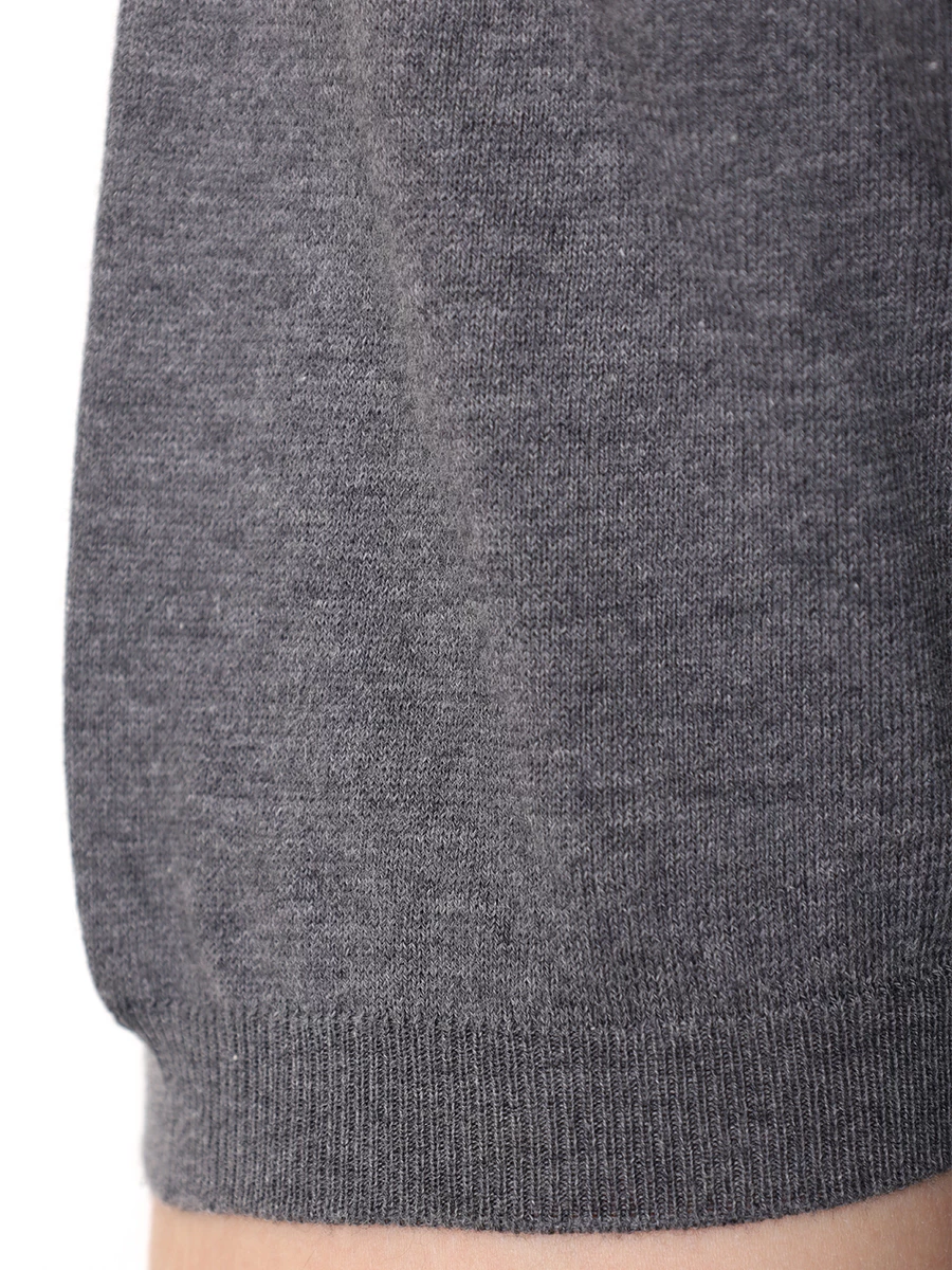 Поло хлопковое KITON UMKX33Z K284 Серый  Фото 6