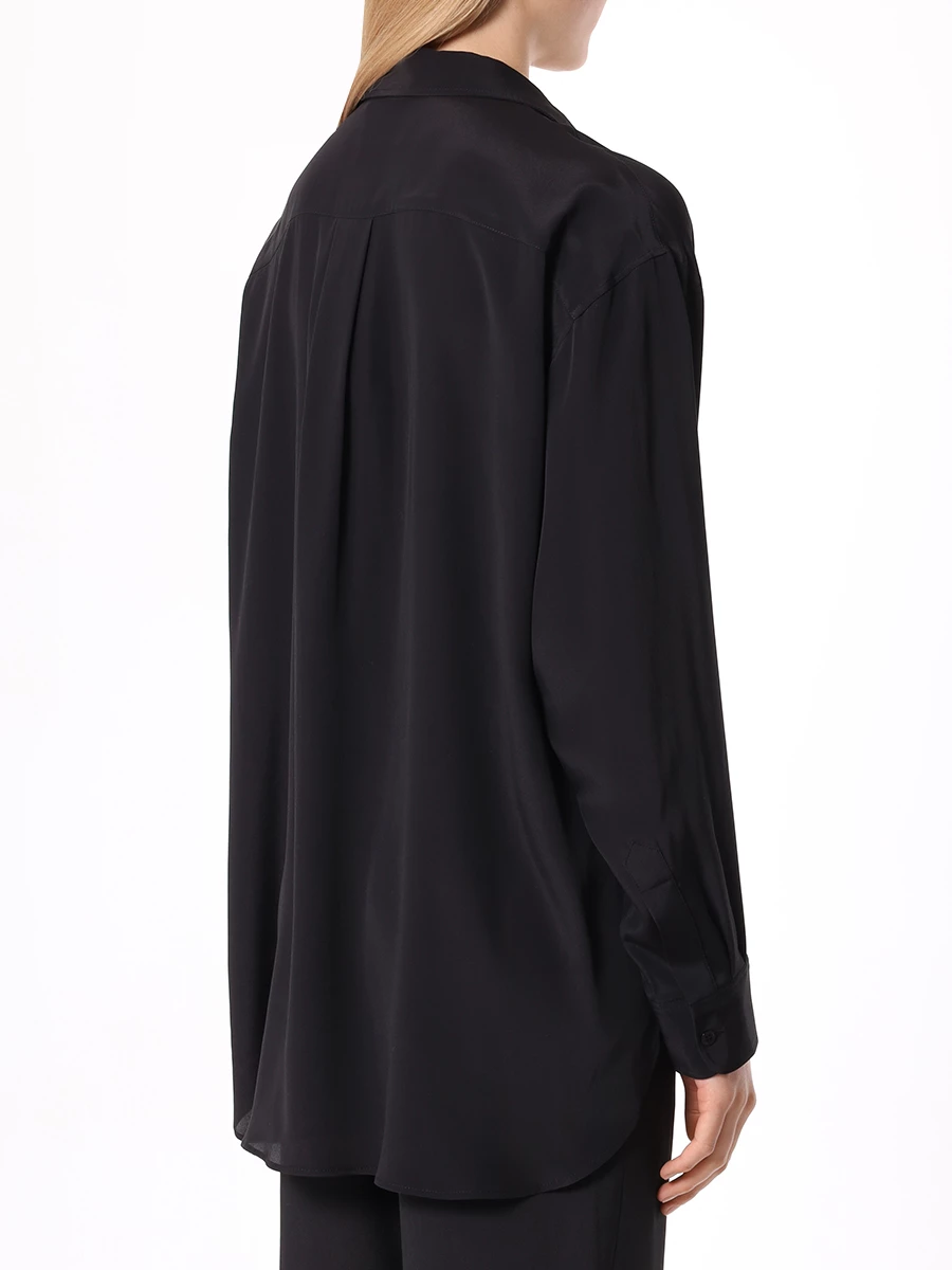 Костюм шелковый SASHAVERSE BL006/P008/Silk/1101.900/SS24 Черный  Фото 3