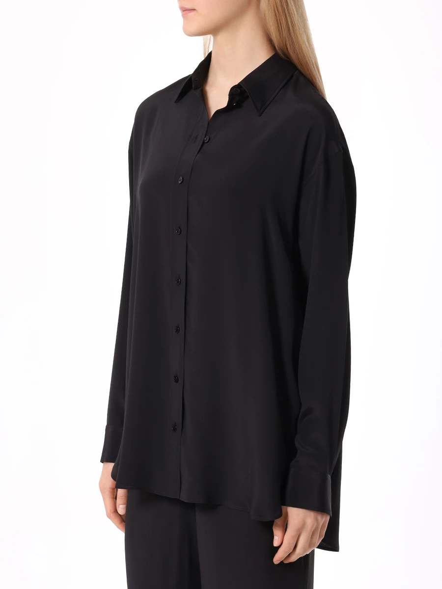 Костюм шелковый SASHAVERSE BL006/P008/Silk/1101.900/SS24 Черный  Фото 4