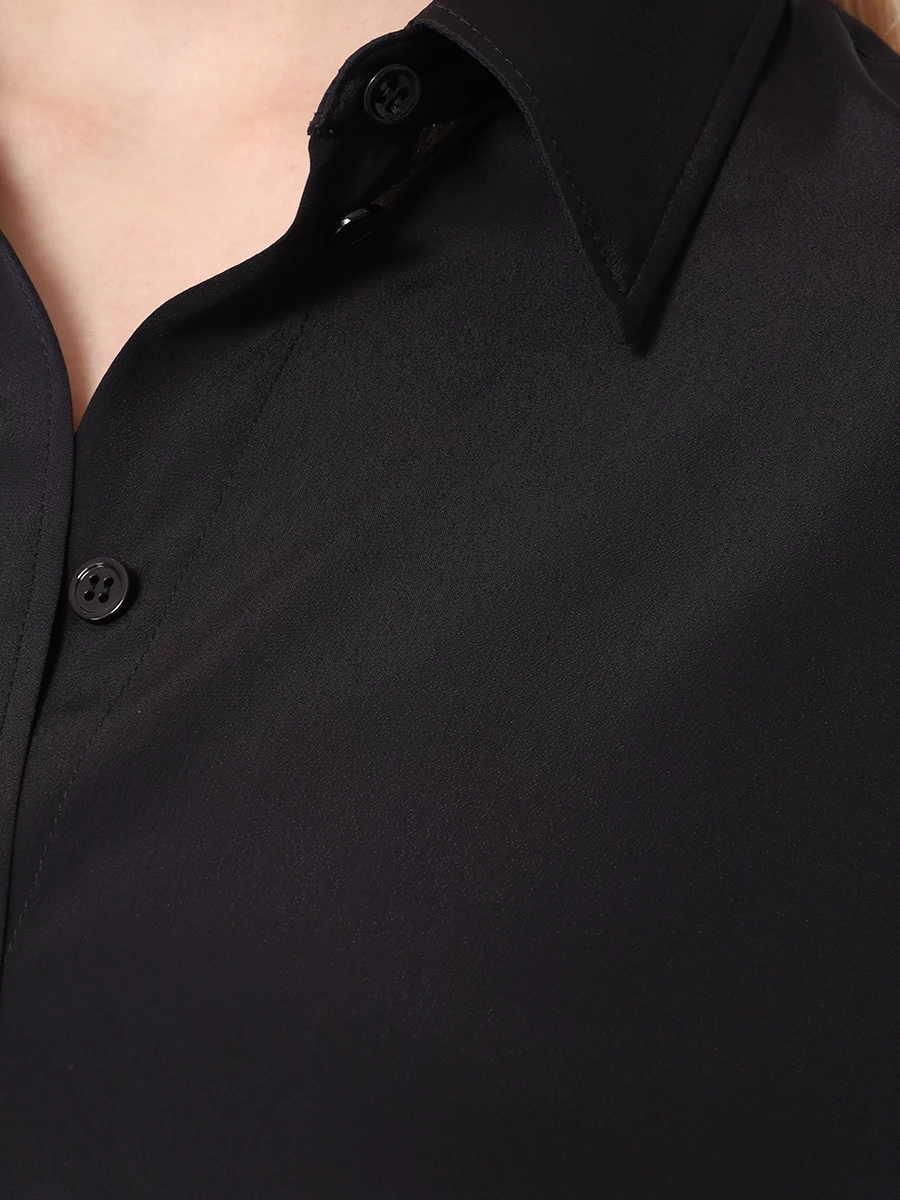 Костюм шелковый SASHAVERSE BL006/P008/Silk/1101.900/SS24 Черный  Фото 5