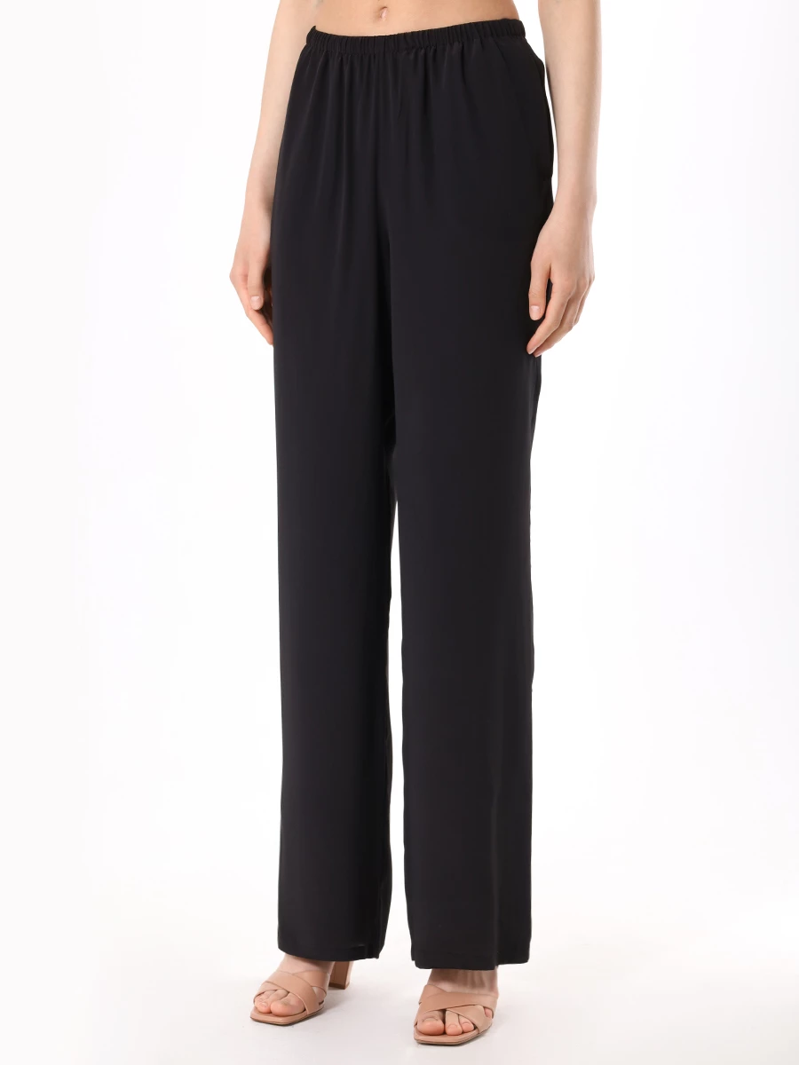 Костюм шелковый SASHAVERSE BL006/P008/Silk/1101.900/SS24 Черный  Фото 8