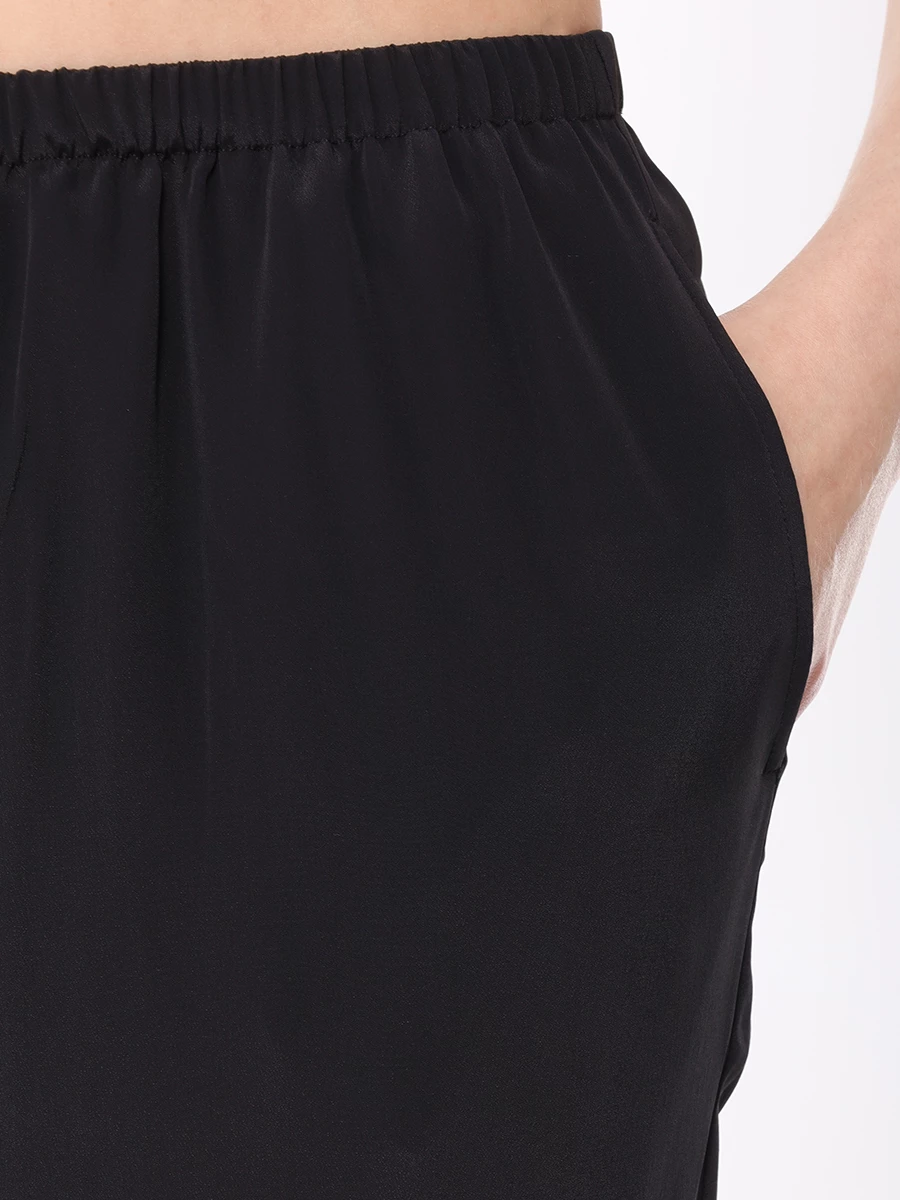 Костюм шелковый SASHAVERSE BL006/P008/Silk/1101.900/SS24 Черный  Фото 9
