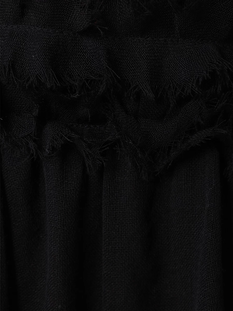 

Платье однотонное, Черный, PS240142 NOI