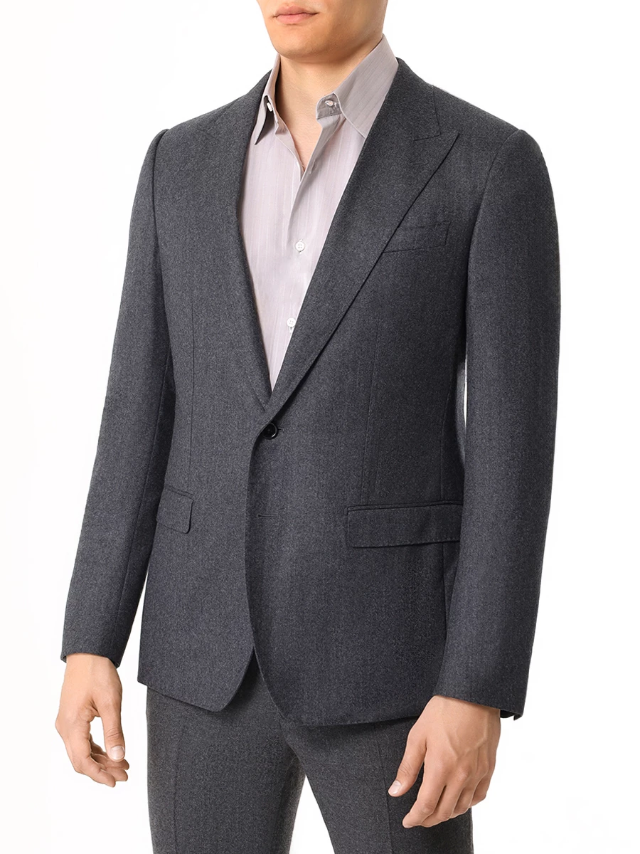 Пиджак шерстяной DOLCE & GABBANA G2TL2T FU21Q S8290 Серый  Фото 4