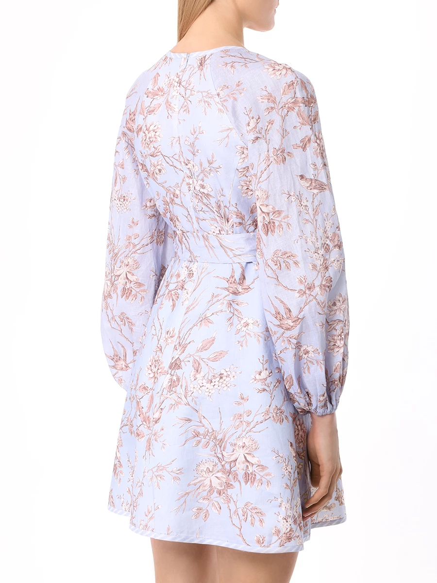 Платье льняное ZIMMERMANN 1148DRS24 BLUMOK Сиреневый  Фото 3