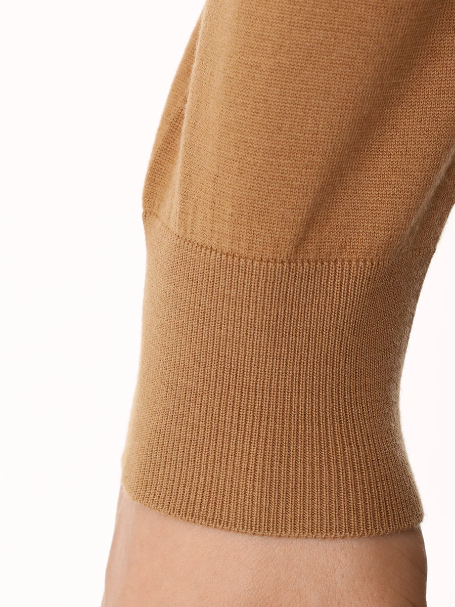 Джемпер шерстяной COLOMBO MA00057/-/2-80APL/80208 Бежевый  Фото 6