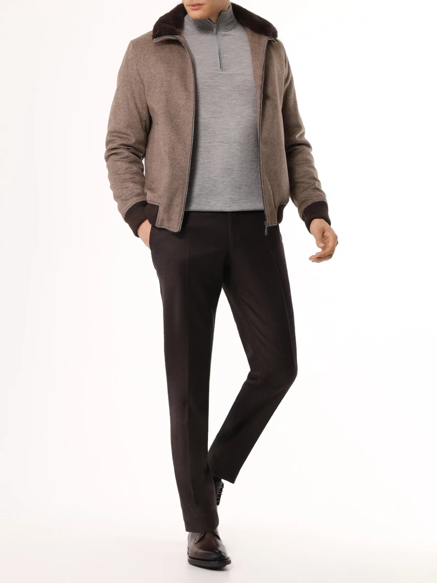 Джемпер кашемировый COLOMBO MA00060/-/A00669/11187 Серый  Фото 2