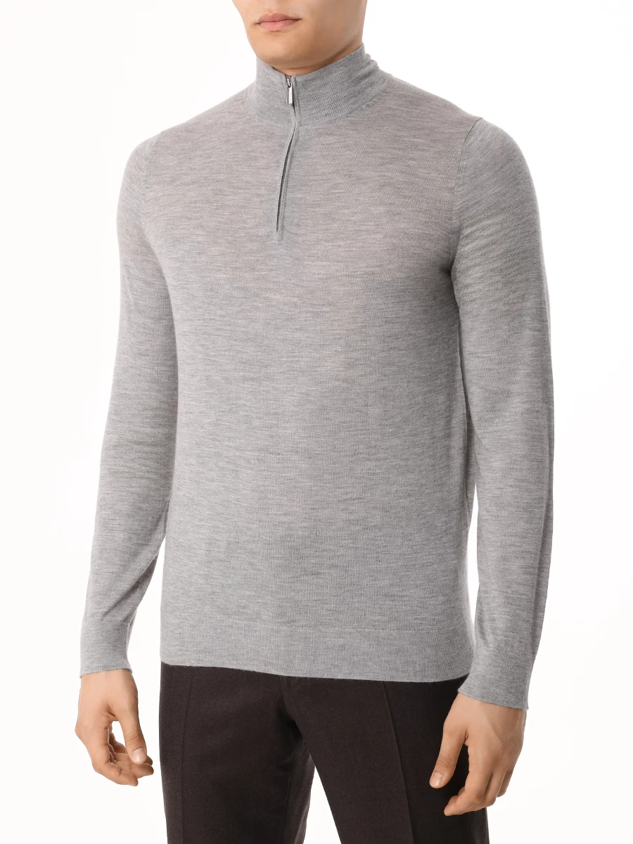 Джемпер кашемировый COLOMBO MA00060/-/A00669/11187 Серый  Фото 4