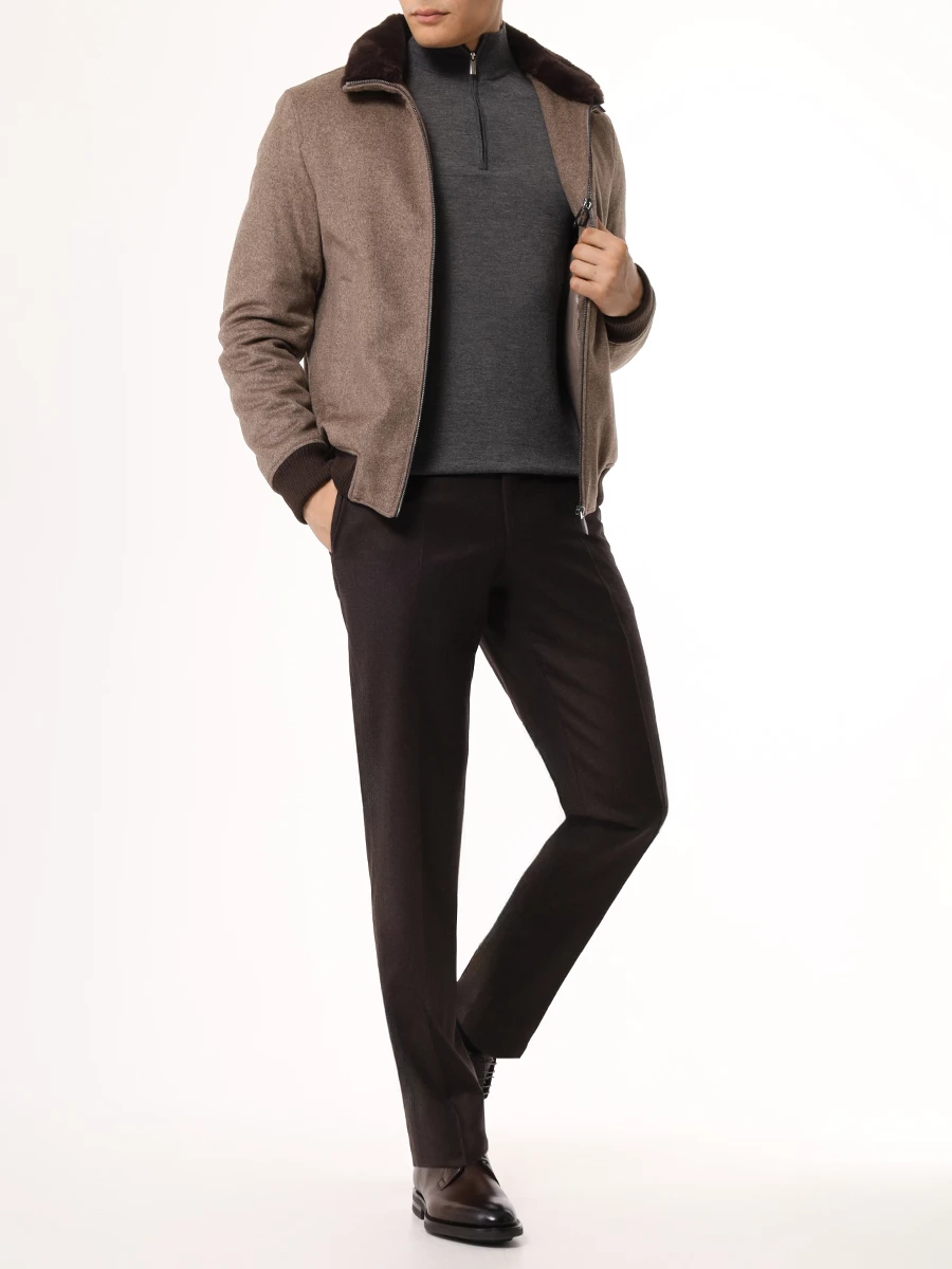 Джемпер кашемировый COLOMBO MA00060/-/A00669/11188 Серый  Фото 2