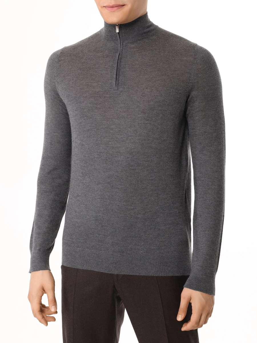 Джемпер кашемировый COLOMBO MA00060/-/A00669/11188 Серый  Фото 4