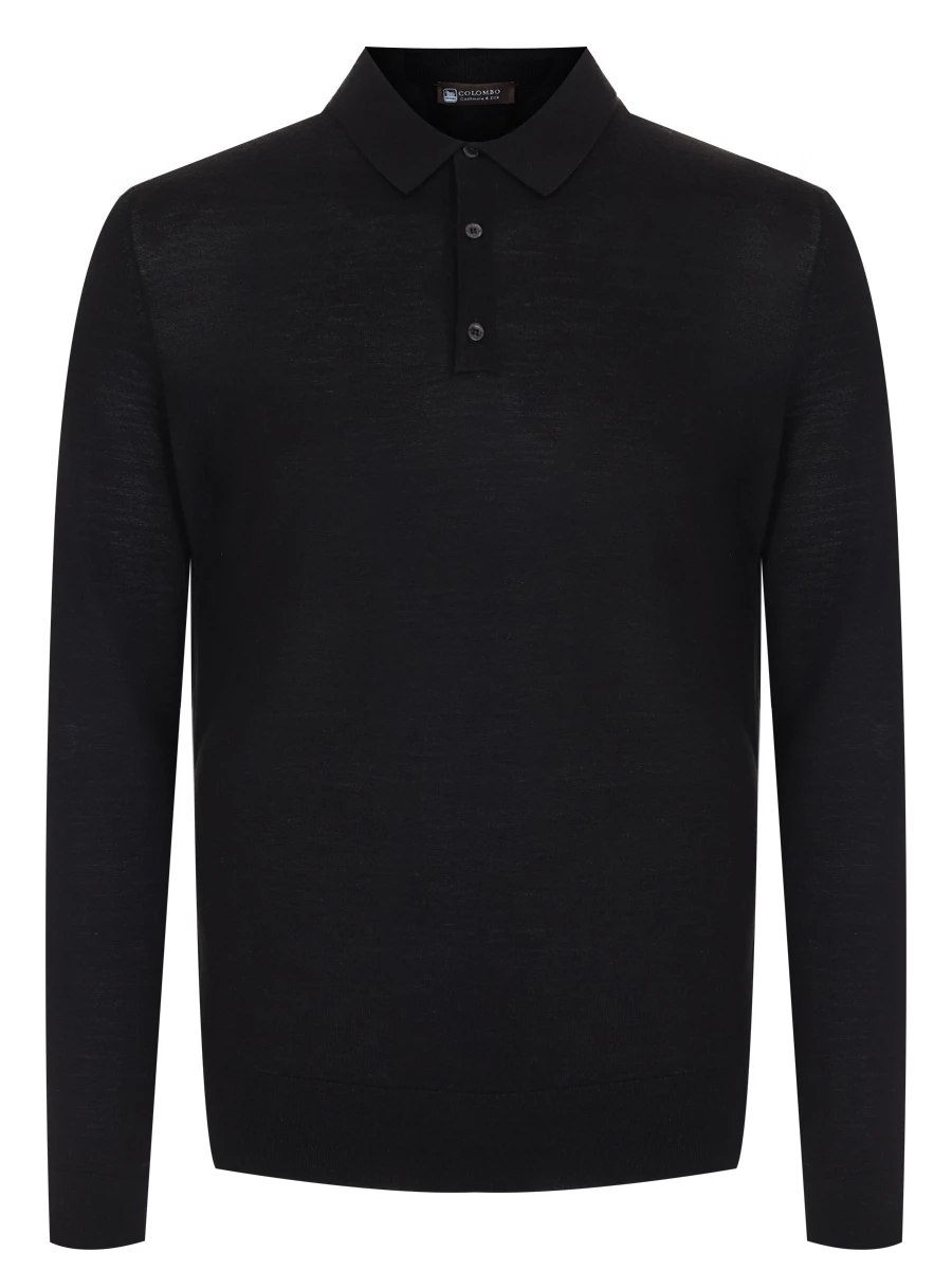 Поло кашемировое COLOMBO MA00227/-/A00669/10000 Черный 