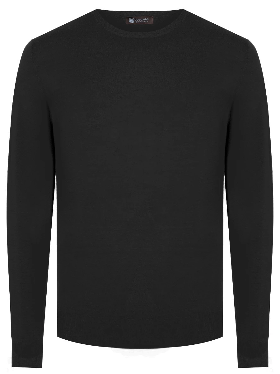 Джемпер шерстяной COLOMBO MA00057/N/2-80APL/10000 Черный 