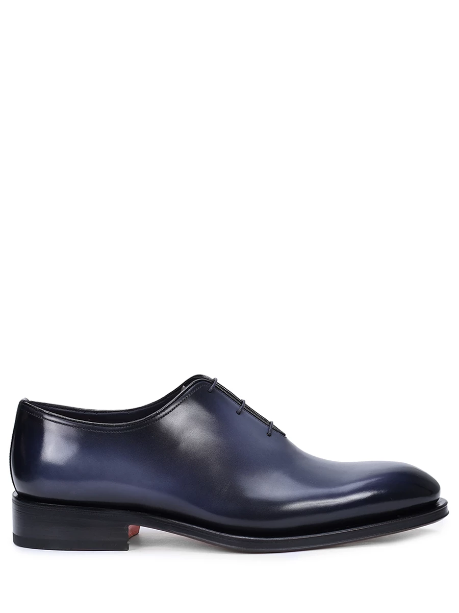 

Оксфорды кожаные, Синий, MCCG16229MC8HFULU59 Темно