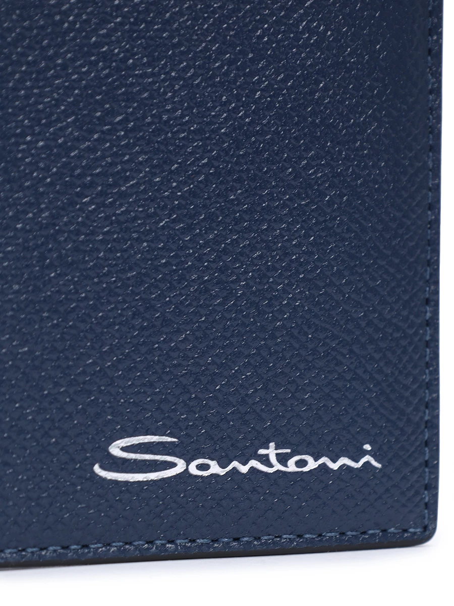 Кошелек кожаный SANTONI UFPPA2375FO-ANCFU78 Синий  Фото 4