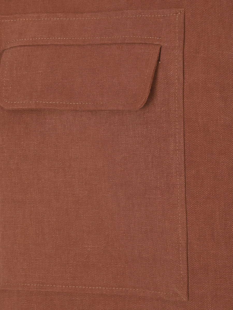 Куртка льняная FIORONI CASHMERE MTX28901E3 0005 Коричневый  Фото 3