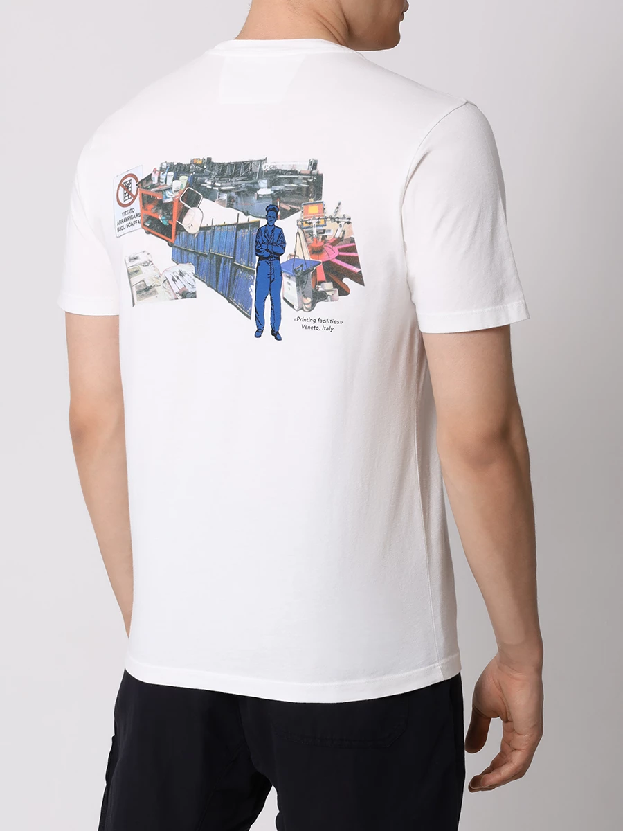 

Футболка хлопковая, Белый, 16CMTS289A-005431G/103