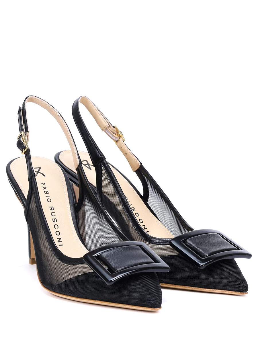

Туфли текстильные, Черный, E-2504-VELLETRI NAPPA NERO