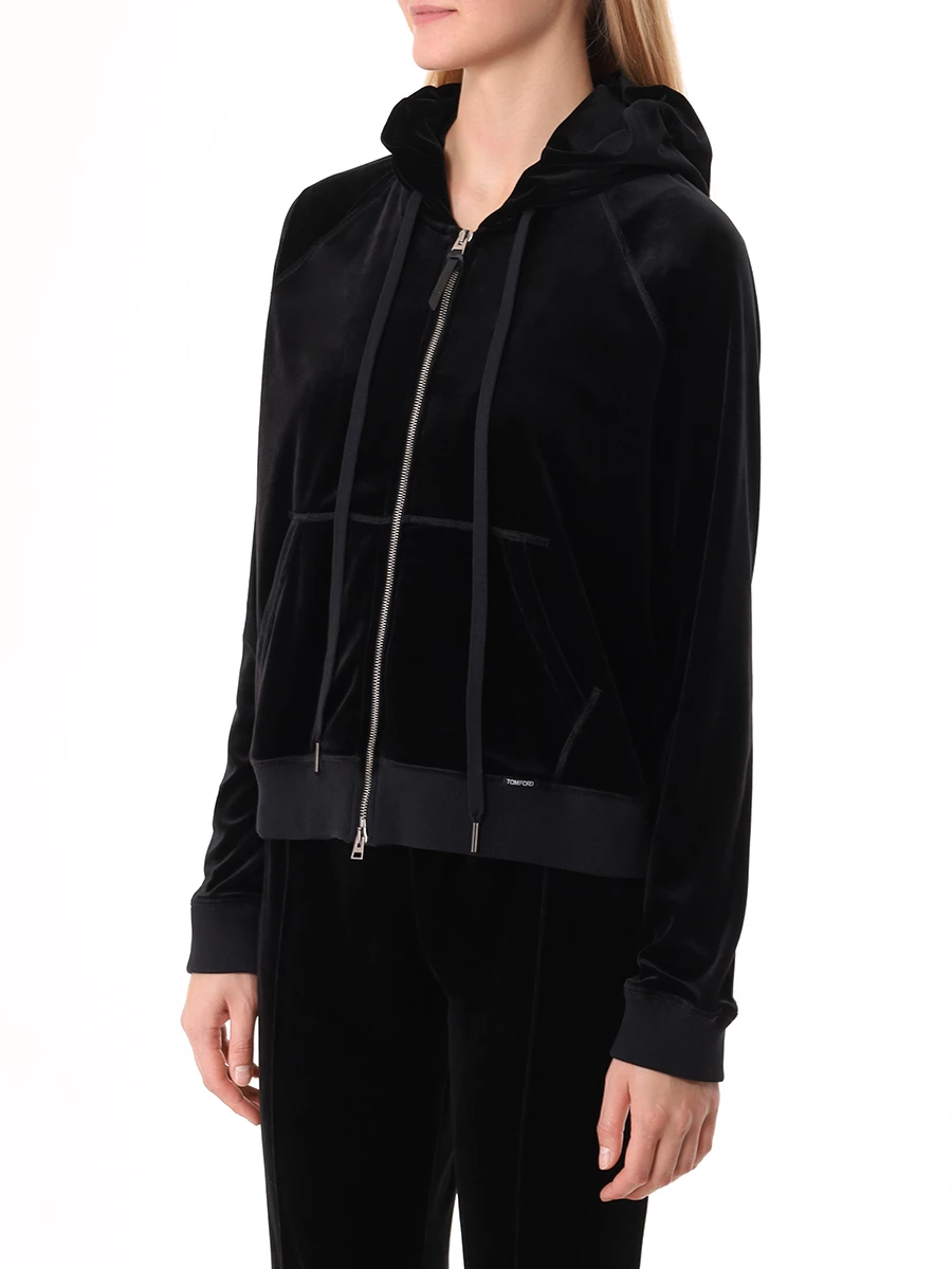 Олимпийка однотонная TOM FORD FLJ058-JEX065 LB999 Черный  Фото 4