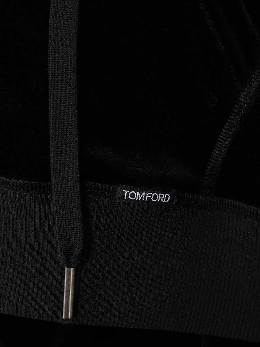 Олимпийка однотонная TOM FORD FLJ058-JEX065 LB999 Черный  Фото 6