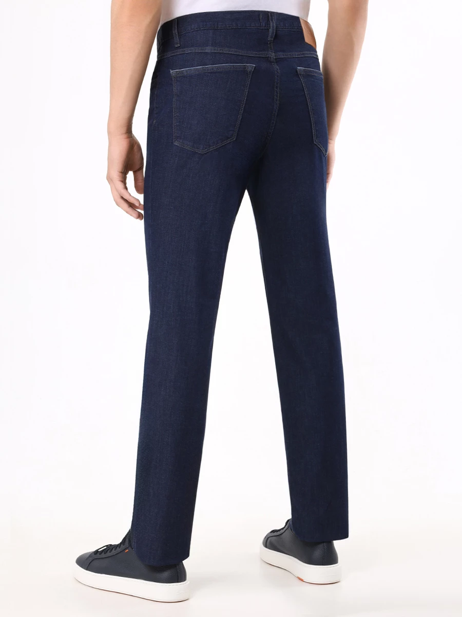 Джинсы Slim Fit хлопковые HILTL 73414/40/60900 Темно Синий  Фото 3