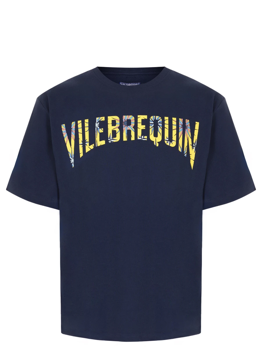 Футболка хлопковая VILEBREQUIN TRKU3P04/390 Синий 