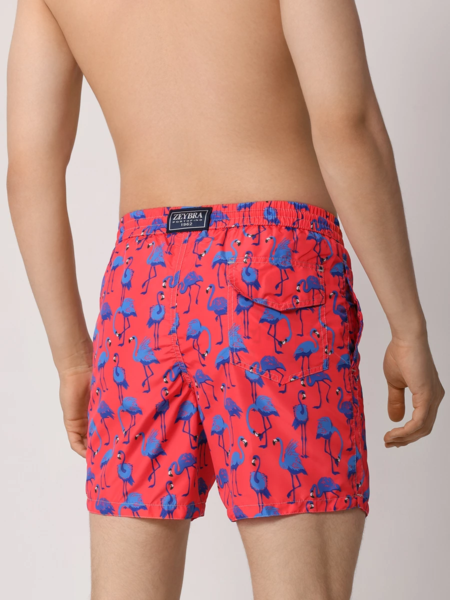Шорты плавательные ZEYBRA PORTOFINO_R AUB324/CORAL фламинго Красный  Фото 3