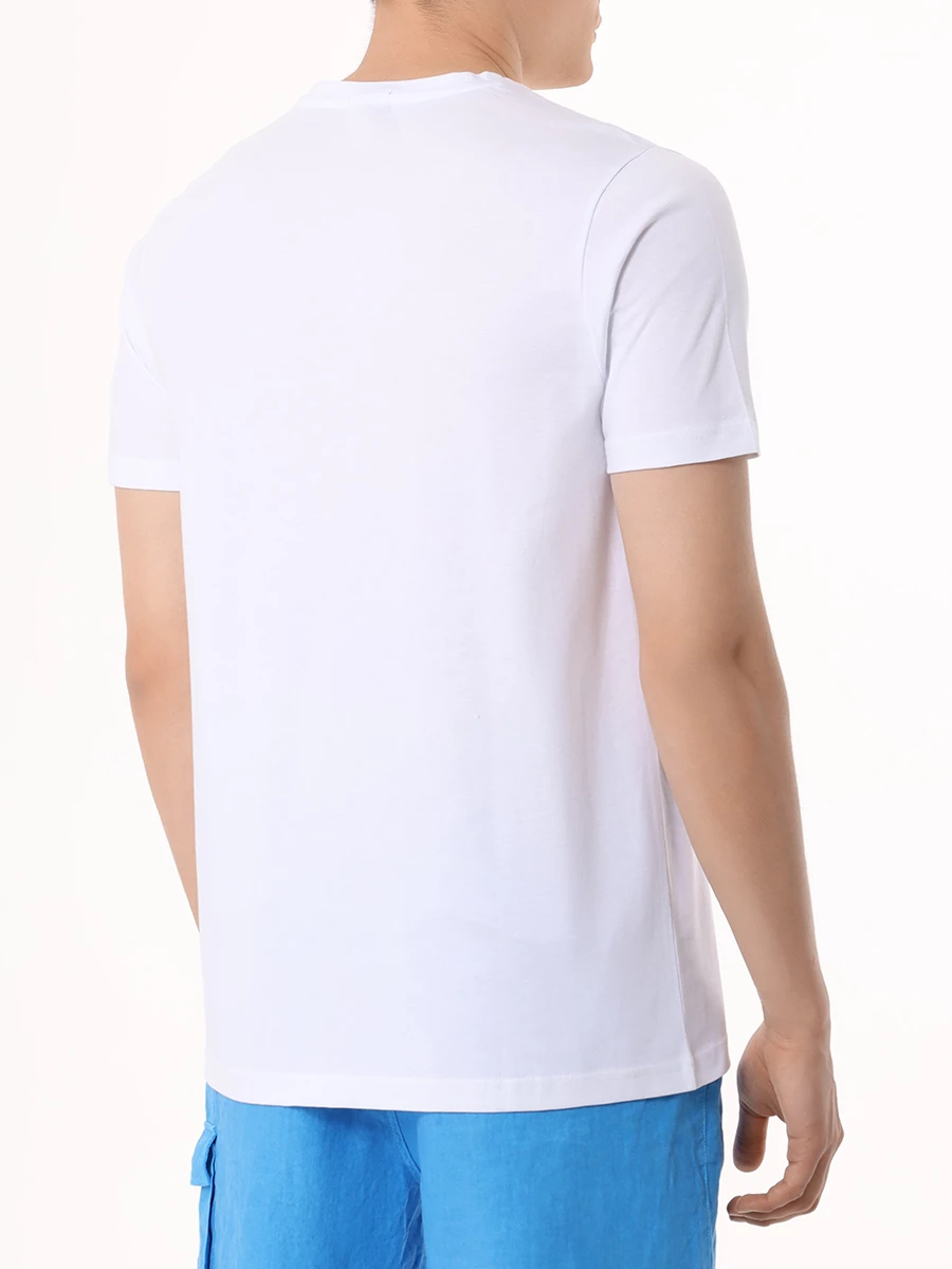 Футболка хлопковая ZEYBRA PORTOFINO_R AUT334/BIANCO Белый  Фото 3