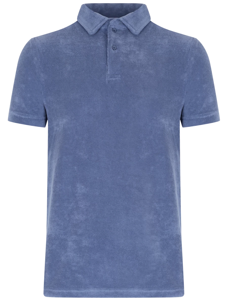 Поло хлопковое ZEYBRA PORTOFINO_R AUP304/DENIM Синий 