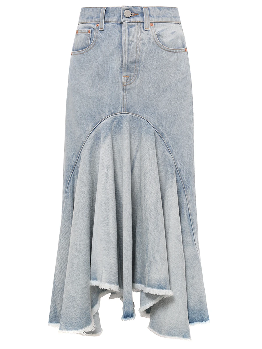 Юбка джинсовая VETEMENTS WE64SK700N BLUE Голубой 