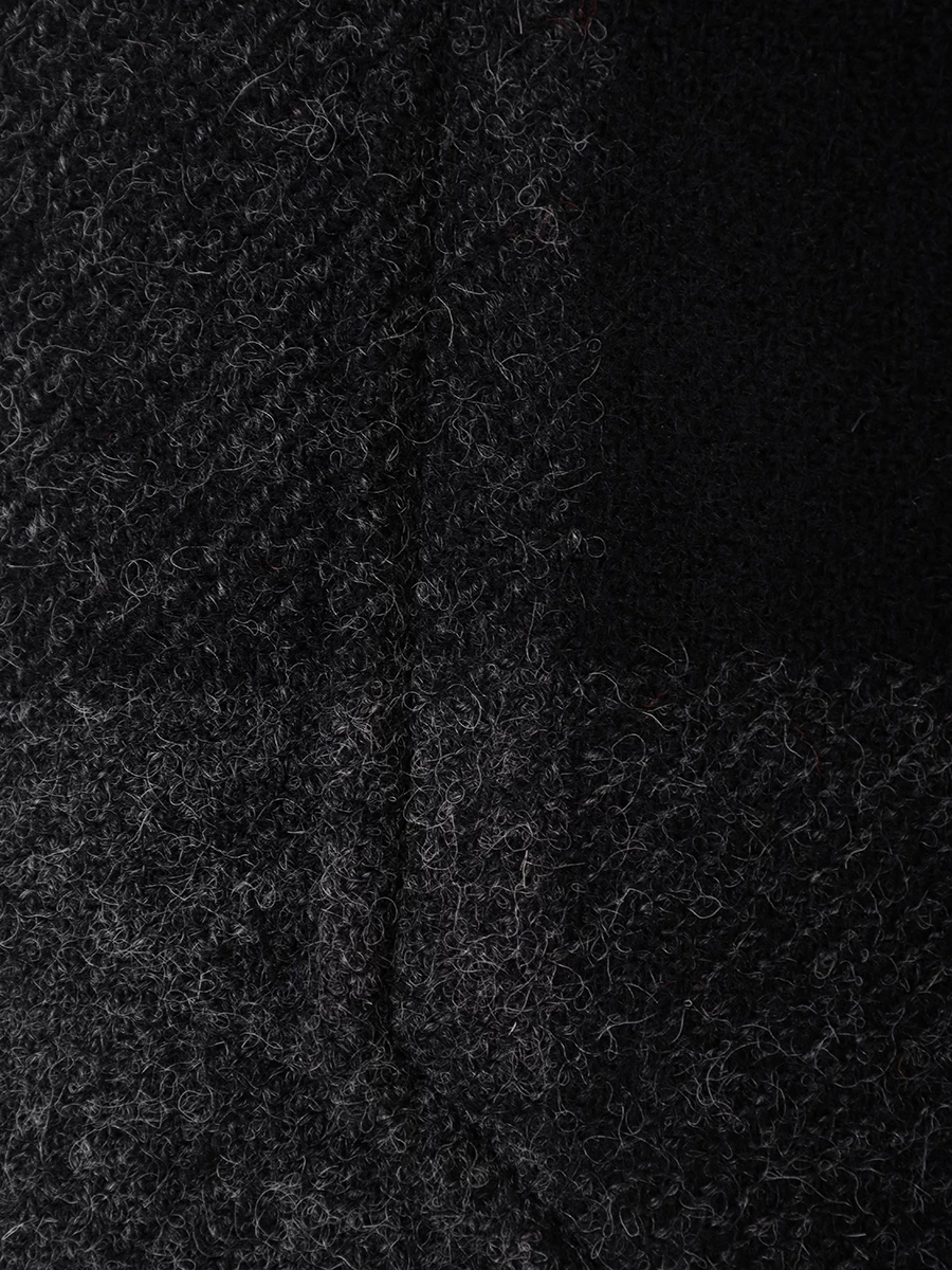 Рубашка шерстяная VETEMENTS UE64SH260BG GREYBLACKCHECK Черный  Фото 6