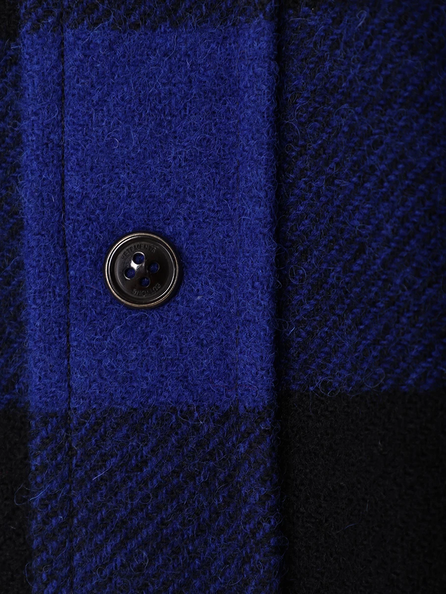 Рубашка шерстяная VETEMENTS UE64SH260BN BLUEBLACCHE Синий  Фото 6