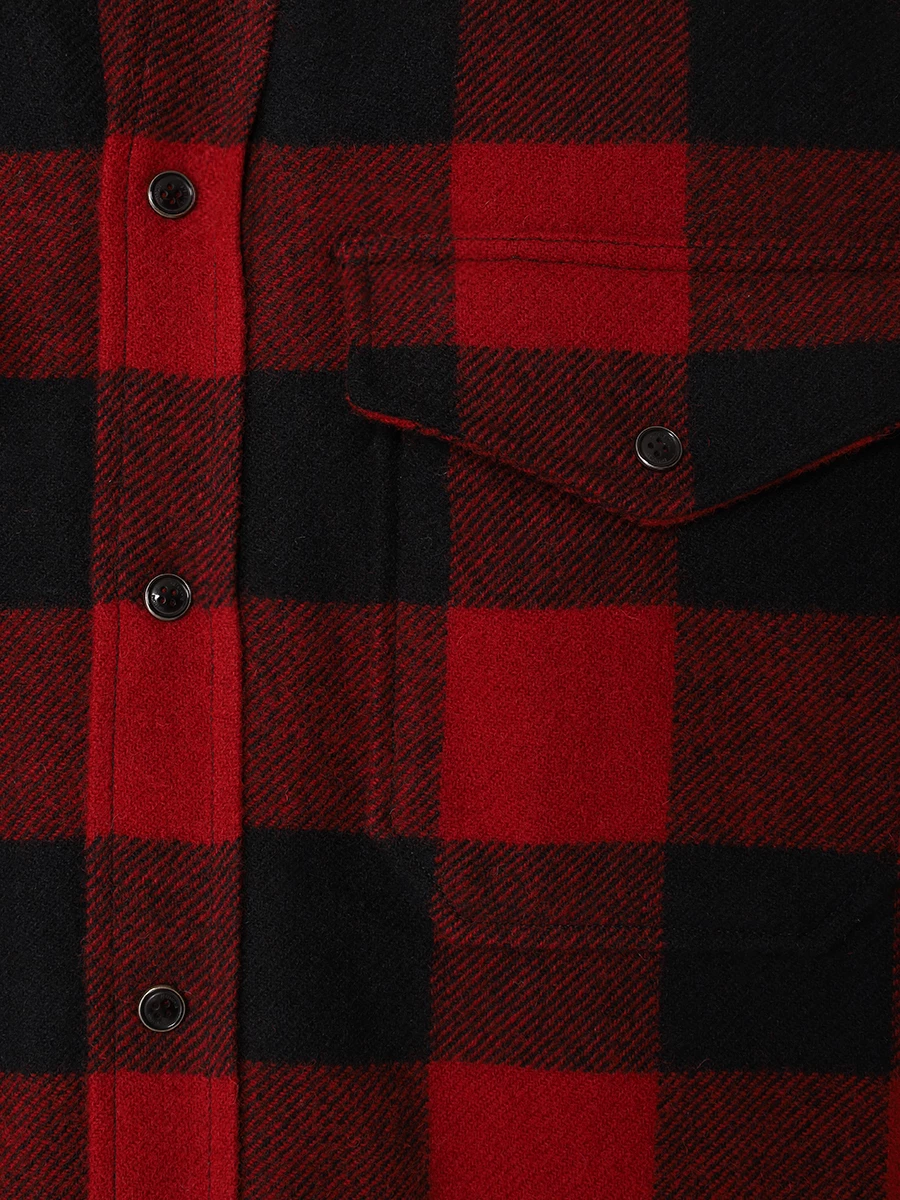 Рубашка шерстяная VETEMENTS UE64SH260BR REDBLACKCHECK Красный  Фото 5