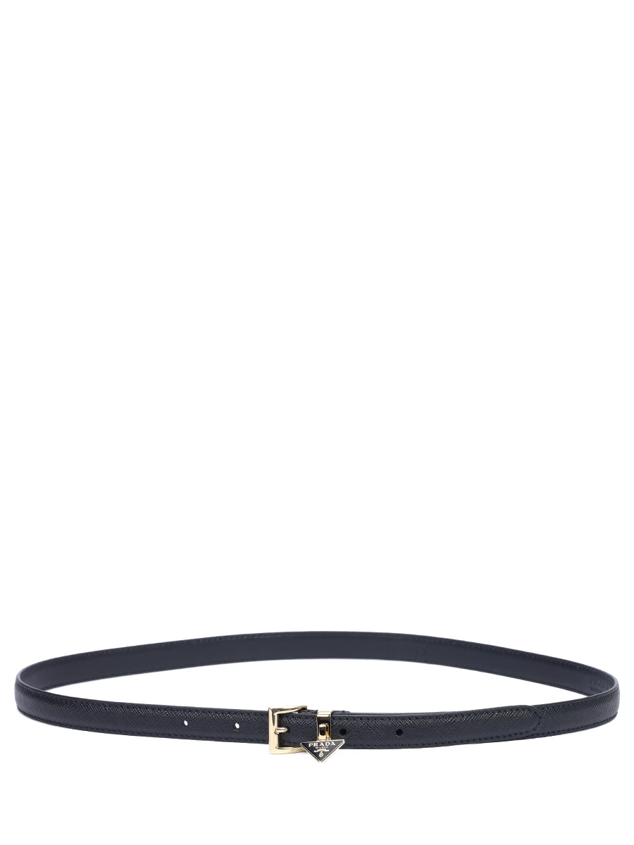 Ремень кожаный PRADA 1CC499053 F0002 Черный  Фото 2