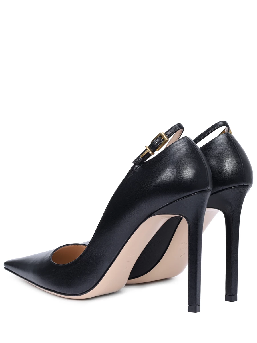 Туфли кожаные TOM FORD W3389-LKD002X 1N001 Черный  Фото 4
