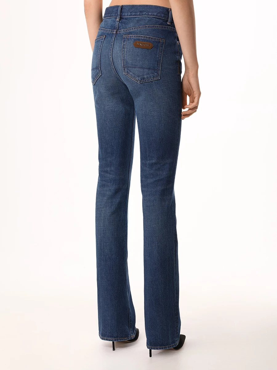 Джинсы хлопковые TOM FORD PAD115-DEX222 HB772 Синий  Фото 3