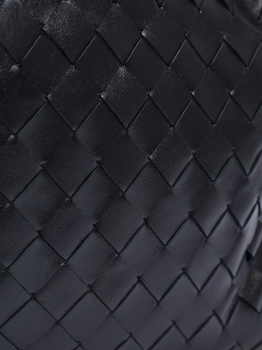 Сумка кожаная Mini Hop BOTTEGA VENETA 777586 V3IV1 1139 Черный  Фото 5