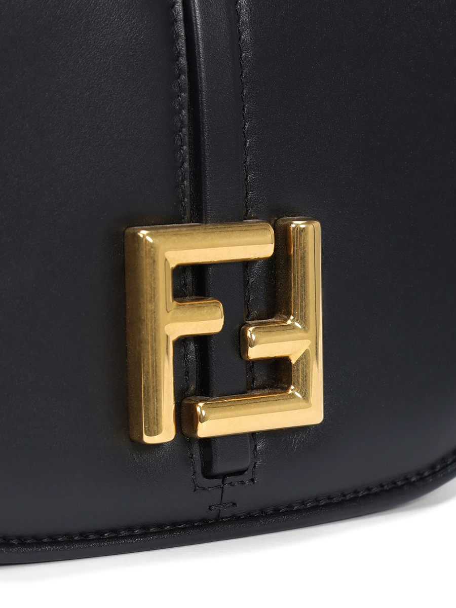 Сумка кожаная FENDI 8BS082 AQ0L F04TX Черный  Фото 5