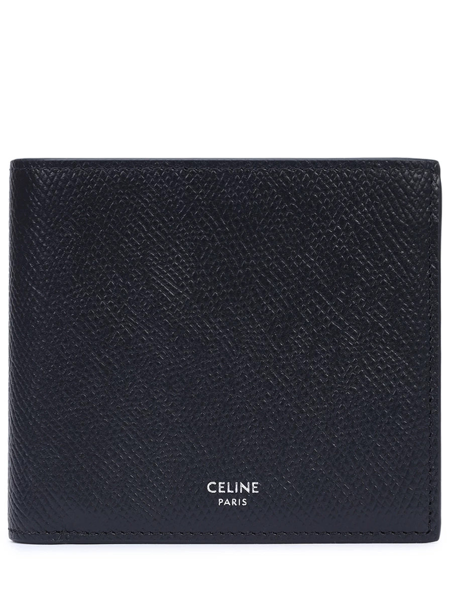 Портмоне кожаное CELINE 10B653BEN38SI Черный 