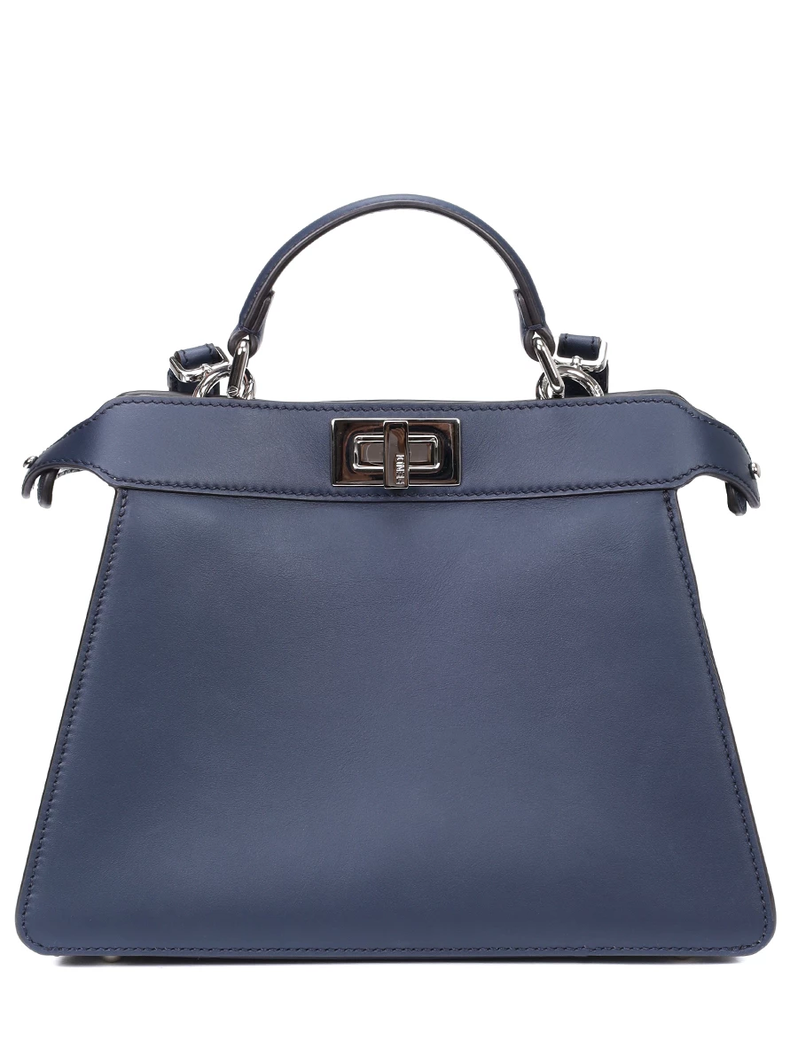 Сумка кожаная FENDI 8BN327 AJBX F1N20 Темно- Синий 