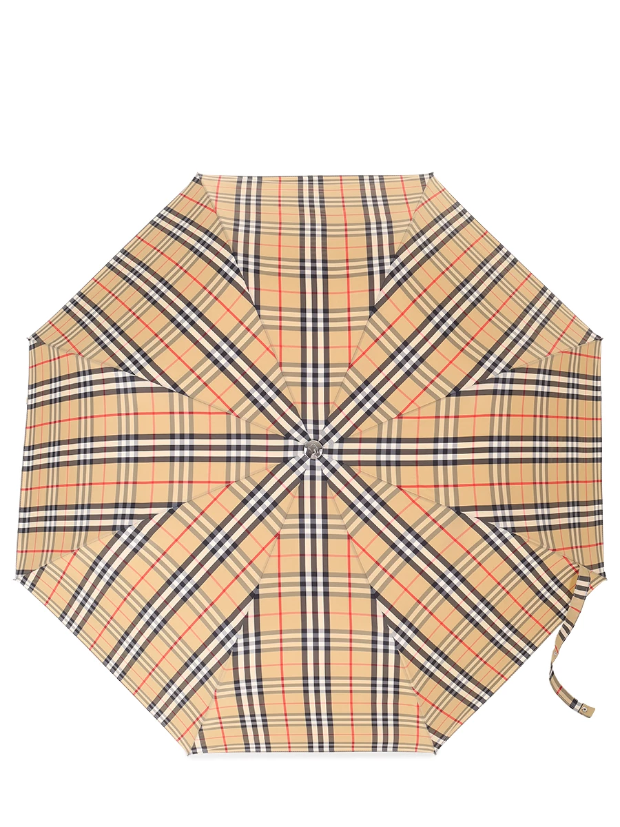 Зонт в клетку BURBERRY 8077709 A7026 Бежевый  Фото 2