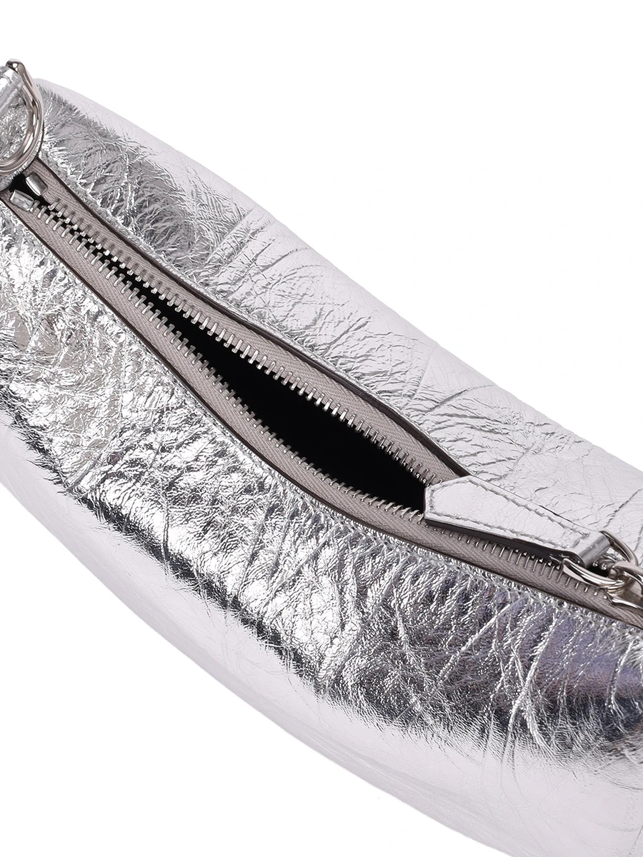 Сумка кожаная Fendigraphy FENDI 8BS081 AISP F1LGX Серебряный  Фото 4