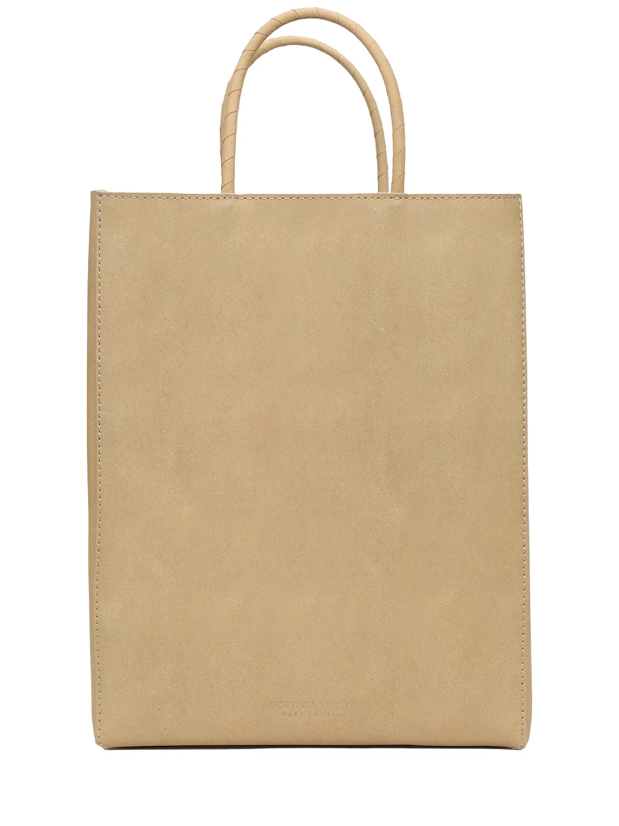 

Сумка кожаная Brown Small, Бежевый, 741542 V2X10 9852