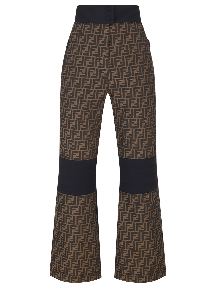 Брюки с принтом FENDI