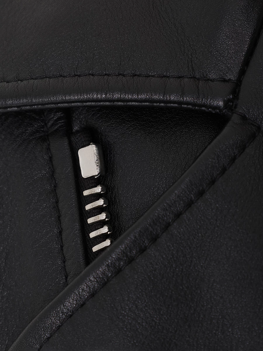 Куртка кожаная CELINE 2EG91599E38NO Черный  Фото 6