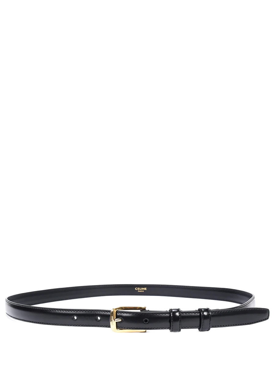 Ремень кожаный CELINE 45AQM3A0138NO Черный  Фото 2