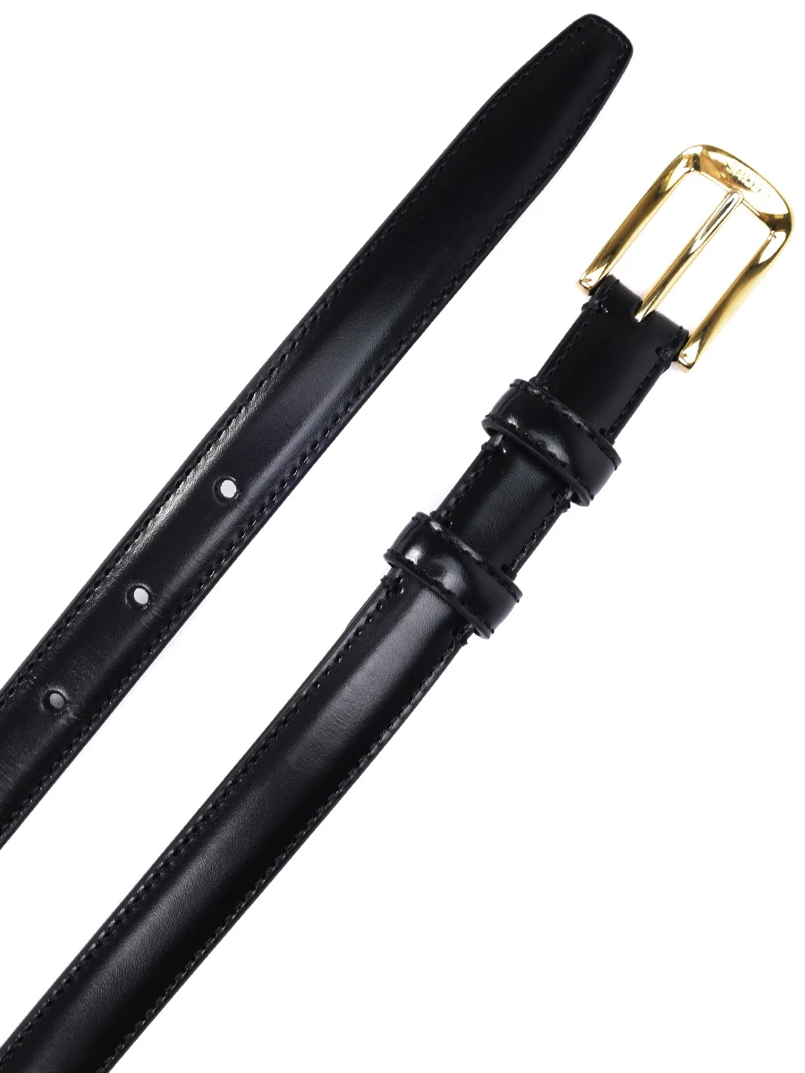 Ремень кожаный CELINE 45AQM3A0138NO Черный  Фото 3