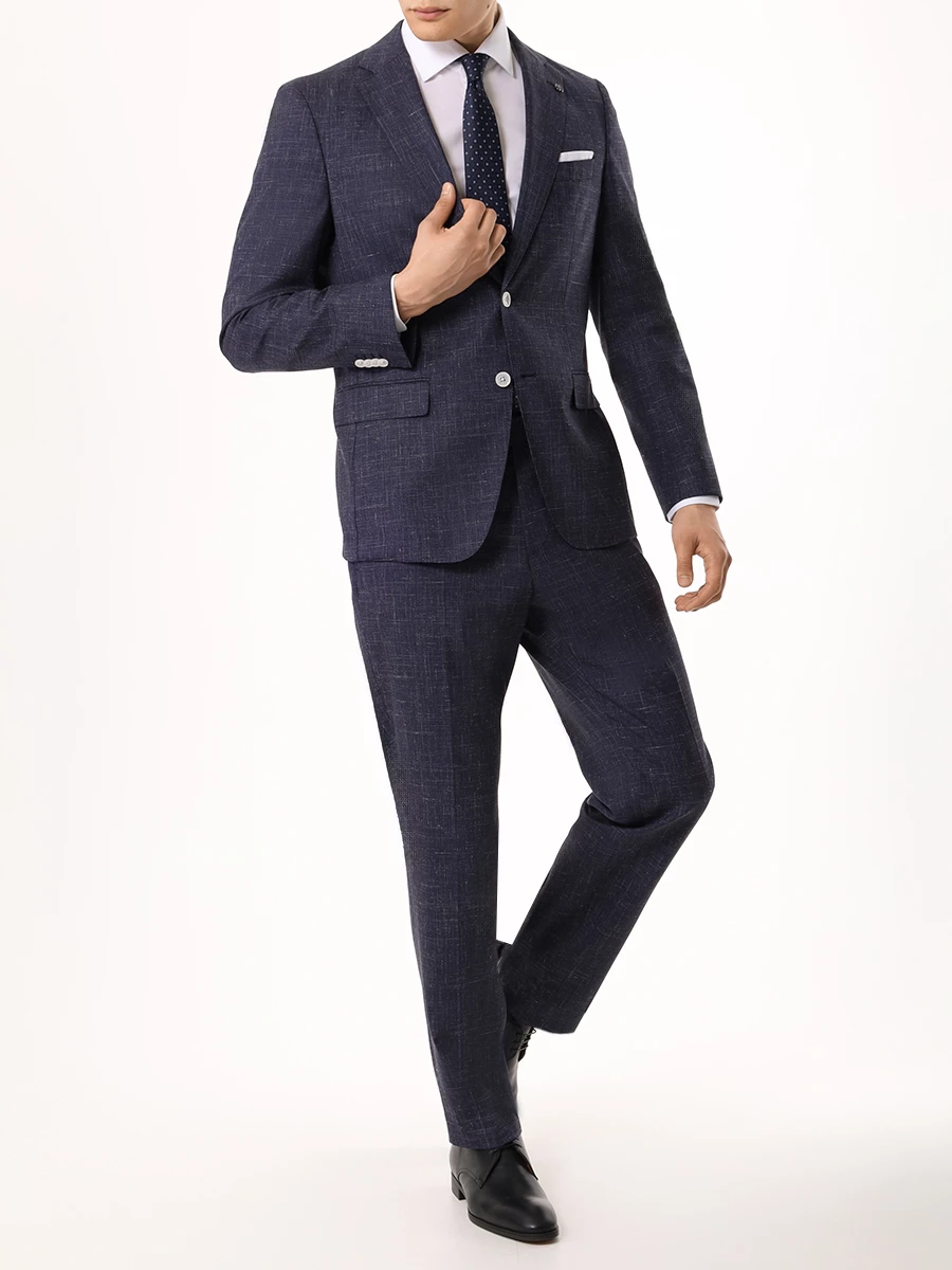 Костюм Slim Fit шерстяной BOSS 50514673/50515088/404 Синий Синий  Фото 2